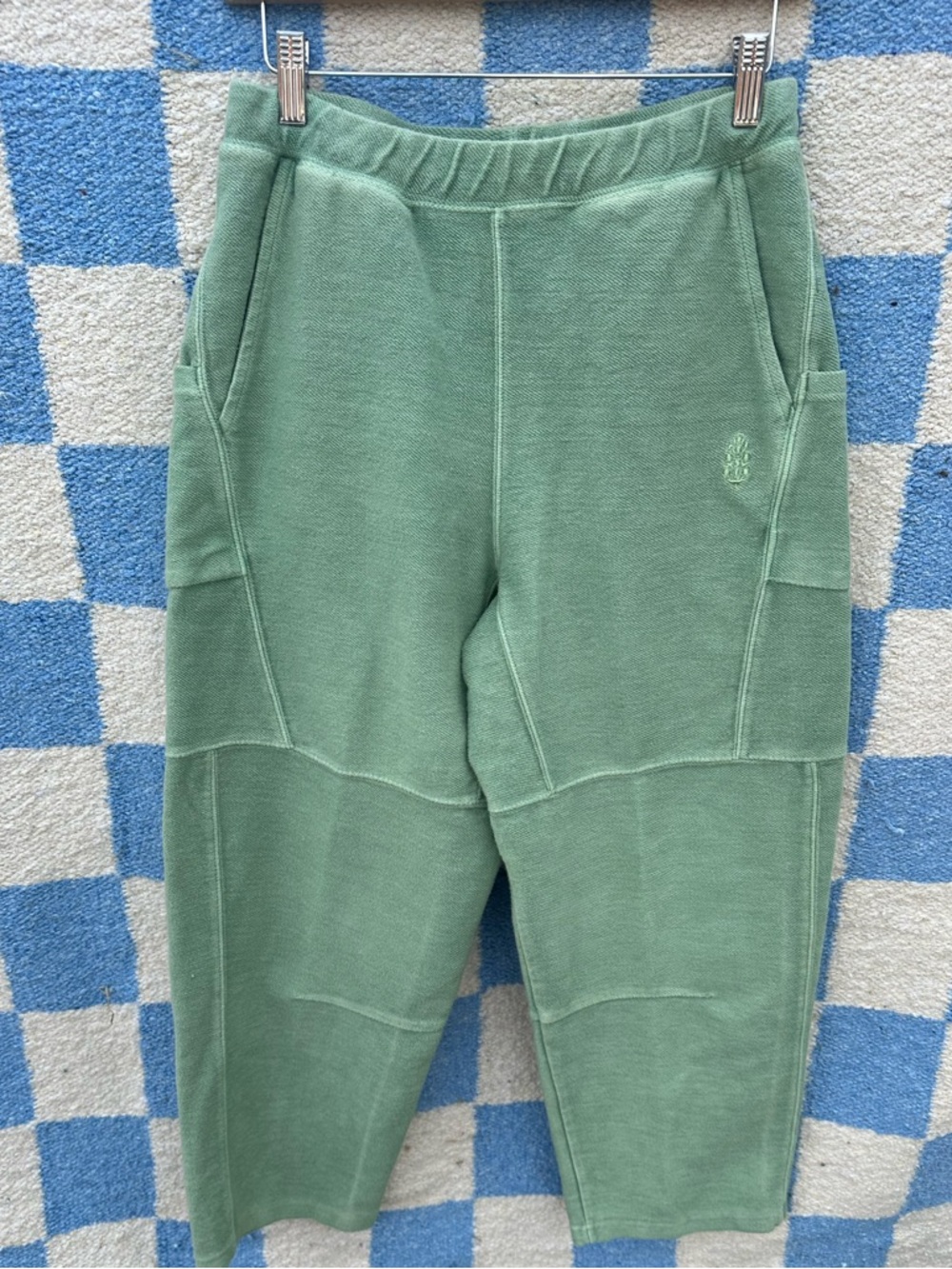 Free people movement green barrel sweats